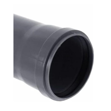 Картинка Труба ПП 40х1.8х750 мм для внутренней канализации Серая Политэк