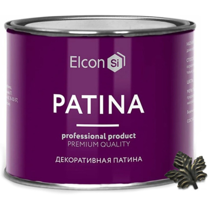 Краска декоративная Патина Старое Золото 0,2 кг Elcon Patina