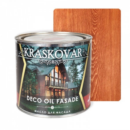 Масло для фасада Kraskovar Deco Oil Fasade 2,2 Махагон