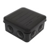 TYCO коробка распределительная 85х85х45 мм двухкомпонентная 8 вводов IP65 Черная Ruvinil