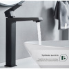 Картинка Смеситель для умывальника высокий Черный SPLENKA 9S01.15.06