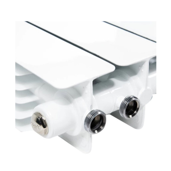 Картинка Радиатор биметаллический 500х100 10 секций нижнее правое подключение MONOLIT VENTIL RIFAR