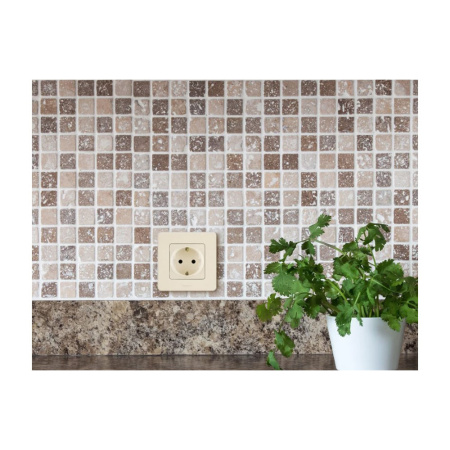 Картинка Розетка с заземлением Слоновая кость Legrand INSPIRIA