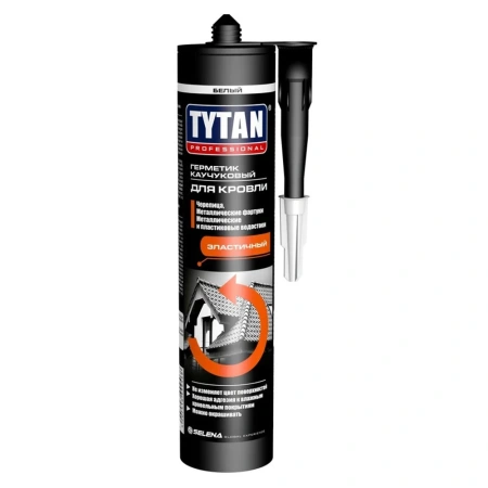 Герметик каучуковый для кровли  310 мл Белый Tytan PROFESSIONAL