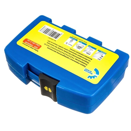 Картинка Набор сверл по металлу 1,5-10 мм титан 15 шт МастерАлмаз