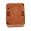 Картинка Выключатель кнопочный 1 клавиша IP54 10 АХ Терракотовый Systeme Electric ATLASDESIGN Profi54