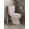 Изображение Унитаз-компакт косой выпуск нижний подвод 1 режим сидения полипропилен Белый Ультра Santeri Картинка Унитаз-компакт косой выпуск нижний подвод 1 режим сидения полипропилен Белый Ультра Santeri