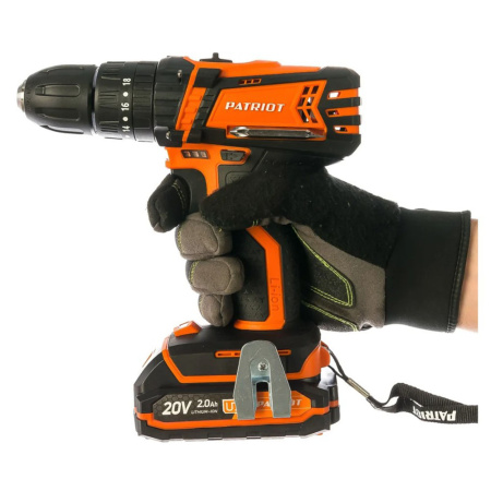 Картинка Аккумуляторная дрель-шуруповерт Патриот BR 201UES-h