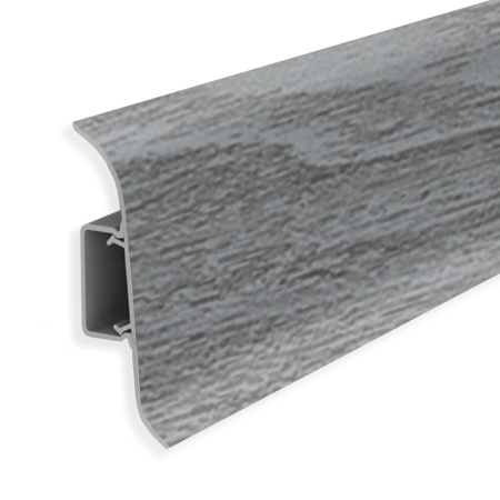 Плинтус К55 Комфорт 2,5 м Палисандр серый