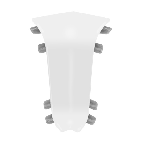 Внутренний угол для плинтуса К55 Комфорт Белый