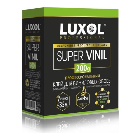 Клей обойный для виниловых обоев 200 г LUXOL SUPER VINIL Professional