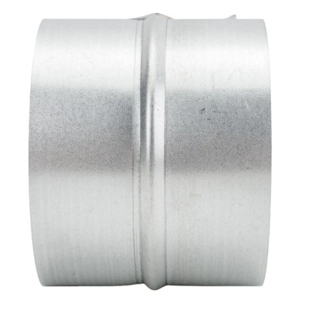 Картинка Соединитель для круглых воздуховодов оцинкованная сталь Ø 100 мм ниппель