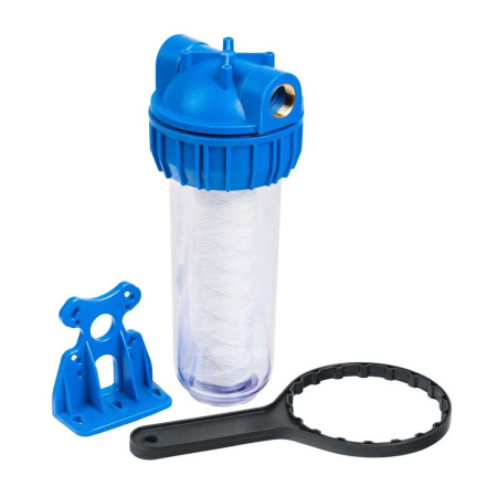 Корпус фильтра 10SL 1" ВР Прозрачный Картридж SC-10W UNIPUMP CFC-10K