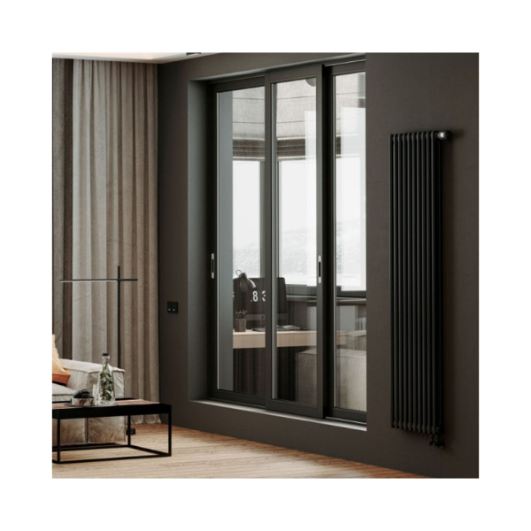 Картинка Трубчатый дизайн-радиатор 4 секции Черный 8 м² Royal Thermo Insignia VC2180