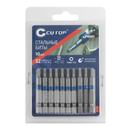 Изображение Биты Cutop Torx T15 50 мм Картинка Биты Cutop Torx T15 50 мм