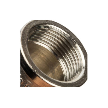 Картинка Угольник ВВ 3/4" никелированный STOUT