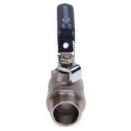 Картинка Кран шаровой НН 3/4" ручка никелированный AQUALINK