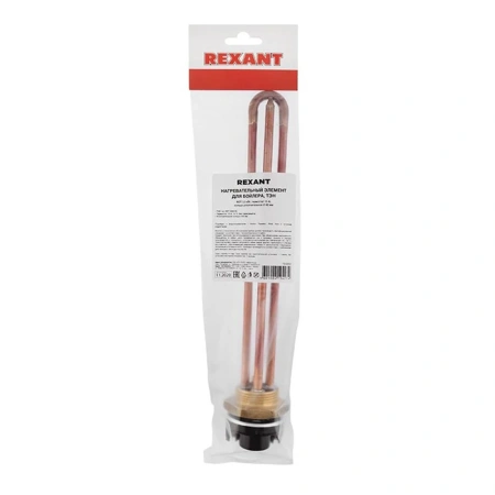 Картинка ТЭН RDT-3000 Вт с терморегулятором REXANT