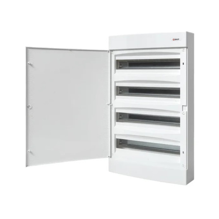 Картинка Щит распределительный навесной Unix белая дверь 4х18 72 модуля 651x396x112 мм IP40 EKF