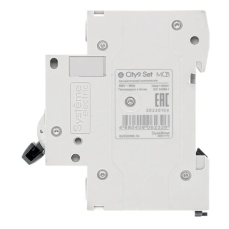 Картинка Выключатель автоматический 2п 50А С 4.5kA 230В City9 Set Systeme Electric