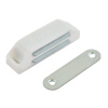 Нора-М Магнитная защелка №2 цвет Белый для мебельной фурнитуры