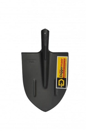 Картинка Лопата штыковая остроконечная Diggermaer с деревянным черенком и ручкой 1340х380х210 мм