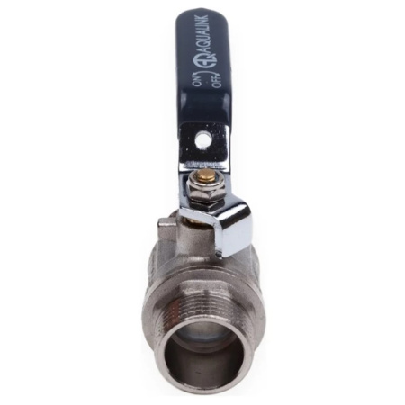 Картинка Кран шаровой НН 1/2" U ручка никелированный AQUALINK