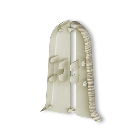 Картинка Торцевые заглушки для плинтуса Идеал Классик К-п70 Дуб латте 229