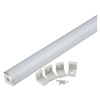 Профиль угловой для светодиодной ленты 16х16х2000 мм Uniel SILVER/FROZEN 200 POLYBAG UFE-K06