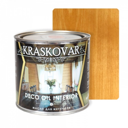 Масло для интерьера Kraskovar Deco Oil Interior 2,2 л Тик