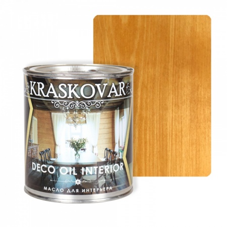 Масло для интерьера Kraskovar Deco Oil Interior 0,75 л Тик