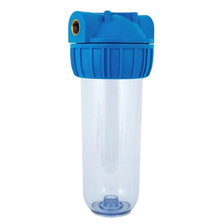 Картинка Корпус фильтра 10SL 1/2" ВР Прозрачный картридж SC-10W UNIPUMP CFC-10K