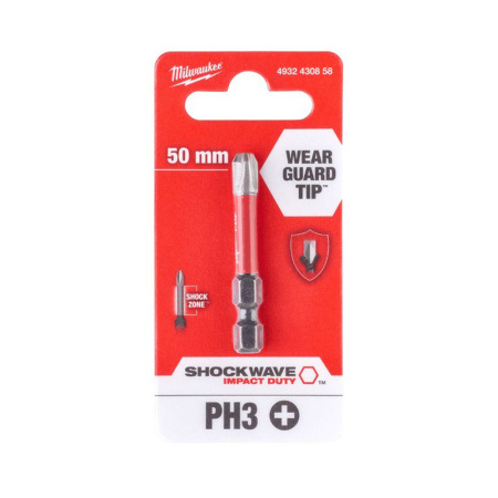 Картинка Бита PH3 50 мм SHOCKWAVE Milwaukee