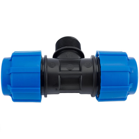 Картинка Тройник переходной ПНД наружная резьба 32х1"х32 ТПК-АКВА Политэк