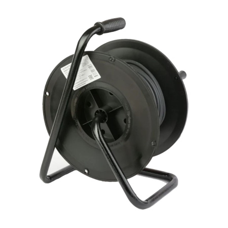 Картинка Удлинитель силовой на металлической катушке КГ-ХЛ 2х1,5 4 гнезда 40 м без з/к РЫЖАЯ ТАКСА