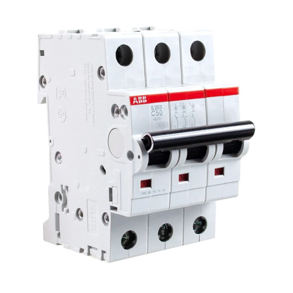Картинка Автоматический выключатель 3п S203 С 50А 6,0кА ABB