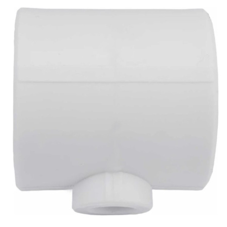 Картинка Тройник переходной 63х20х63 полипропиленовый PPR Белый Valfex