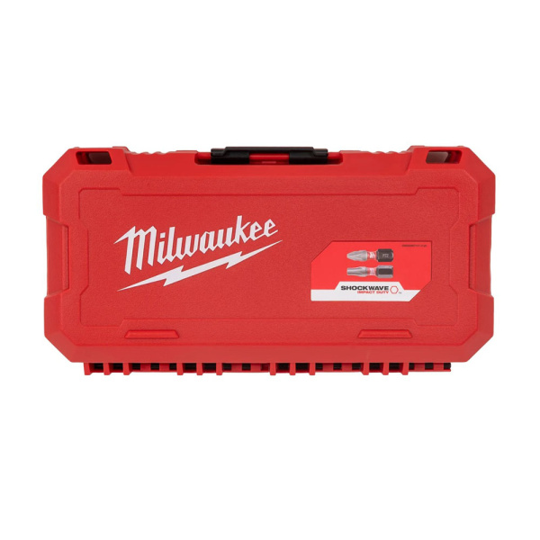Картинка Набор бит 56 единиц GEN III в пластиковом кейсе SHOCKWAVE Milwaukee