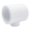 Картинка Тройник переходной 50х25х50 полипропиленовый PPR Белый Valfex