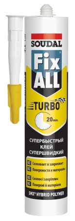 Soudal turbo клей-герметик белый
