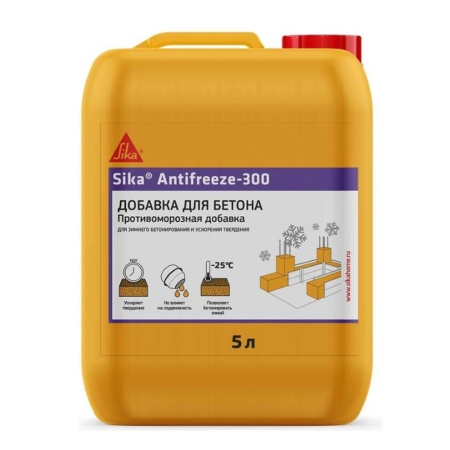 Добавка в бетон 5л SIKA Antifreeze-300