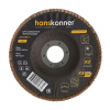 Круг лепестковый 125 мм зерно 80 Hanskonner H9010-01-125x22-80ZTC