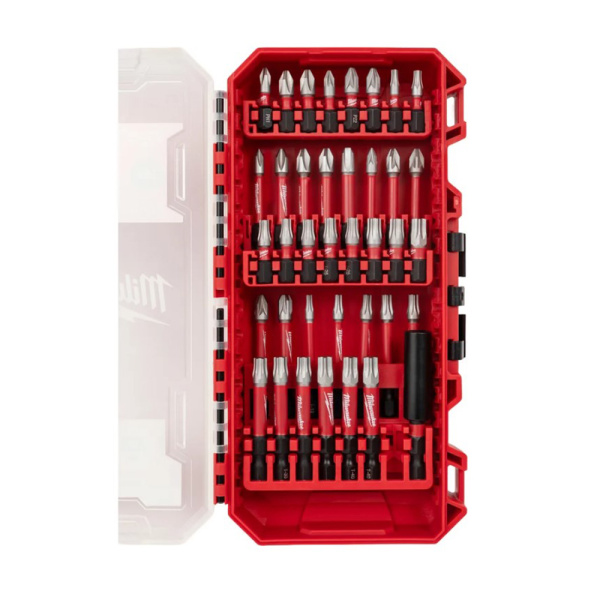 Картинка Набор бит 38 единиц GEN III SHOCKWAVE в кейсе Milwaukee