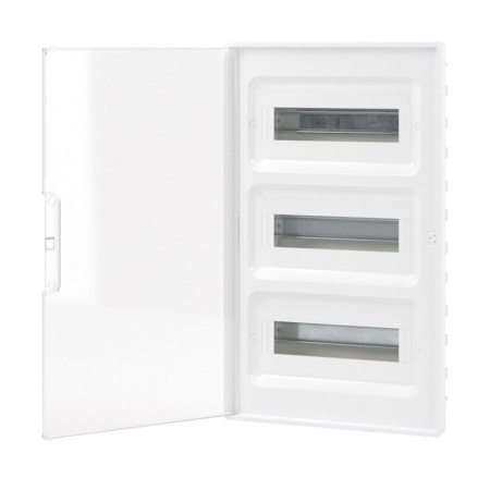 Картинка Корпус пластиковый встраиваемый FRAME ЩРВ-П-36 IP41 прозрачная дверь F36B1WT DKC