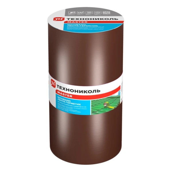 Картинка Лента-герметик ТЕХНОНИКОЛЬ NICOBAND 30 см 10 м Коричневая