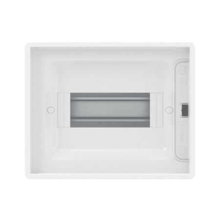 Картинка Корпус пластиковый настенный FRAME ЩРН-П-8 IP41 прозрачная дверь F08W1WT DKC