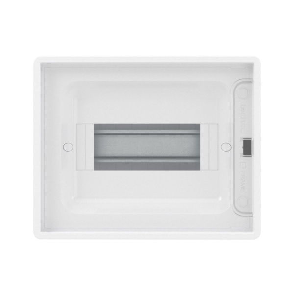 Картинка Корпус пластиковый настенный FRAME ЩРН-П-8 IP41 прозрачная дверь F08W1WT DKC