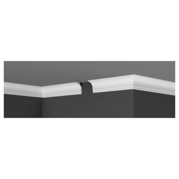 Картинка Плинтус потолочный П 19 50/35 мм 2 м Де-Багет