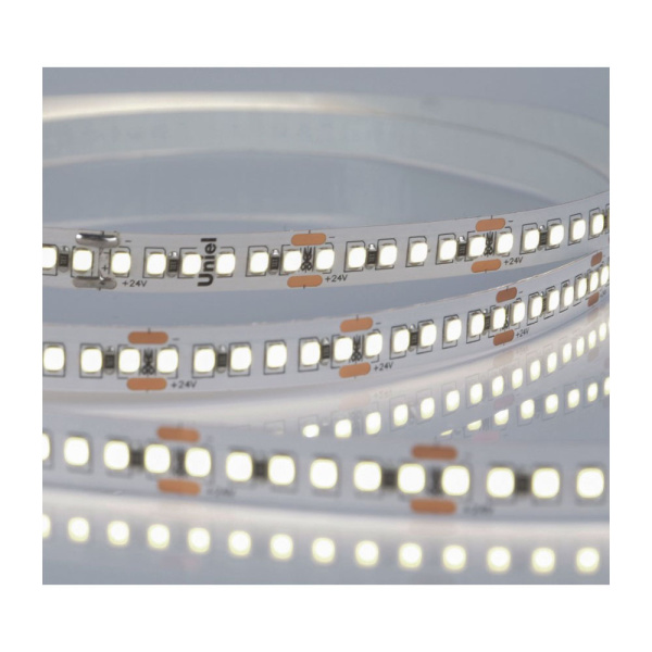 Картинка Светодиодная лента Uniel ULS-2835-180LED/m-10mm-IP20-DC24V-17W/m-5M-4000K