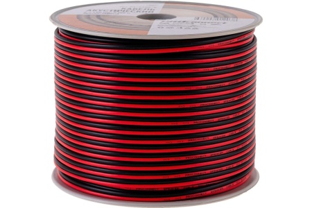 Кабель акустический 2х1,5 мм² Красно-черный 100 м PROconnect